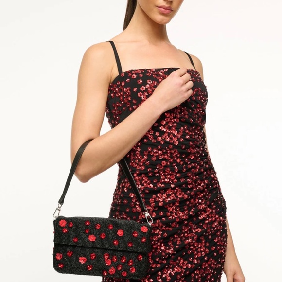 STAUD Timmy Poppy Beaded Bag - Picture 5 of 10